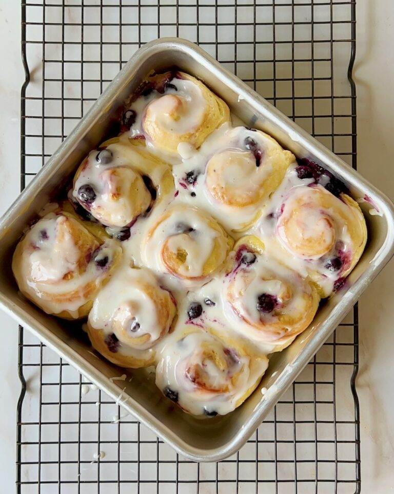 Lemon Blueberry Sweet Rolls